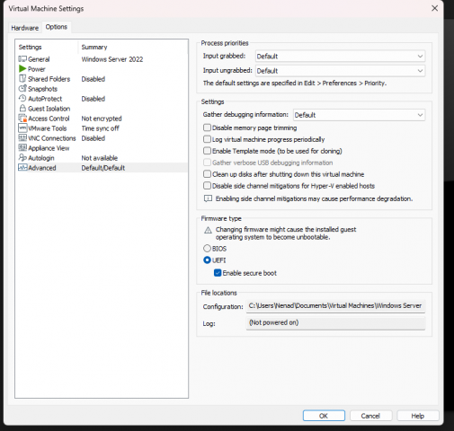 Enable seure boot